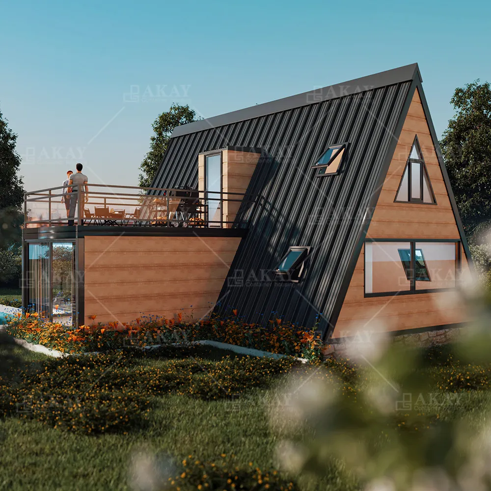 Creative A Frame house design plan (5)